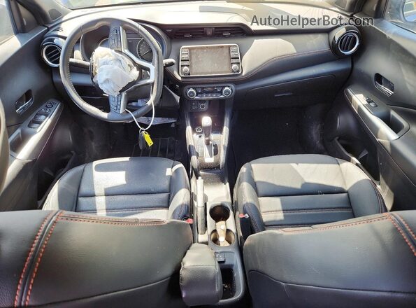 3N1CP5CU6KL553748 2019 NISSAN KICKS Синий Вид панели приборов