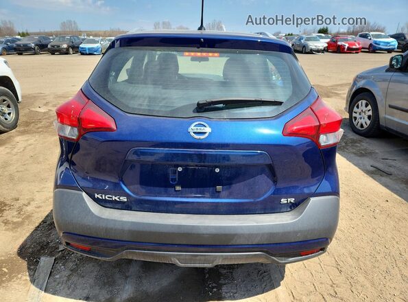 3N1CP5CU6KL553748 2019 NISSAN KICKS Синий Вид сзади
