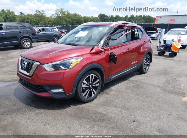 3N1CP5CU7KL510973 2019 NISSAN KICKS Red Передня ліва чверть