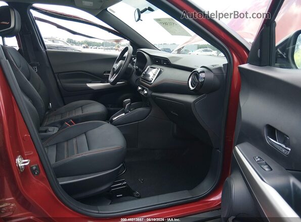 3N1CP5CU7KL510973 2019 NISSAN KICKS Red Вид салону спереду