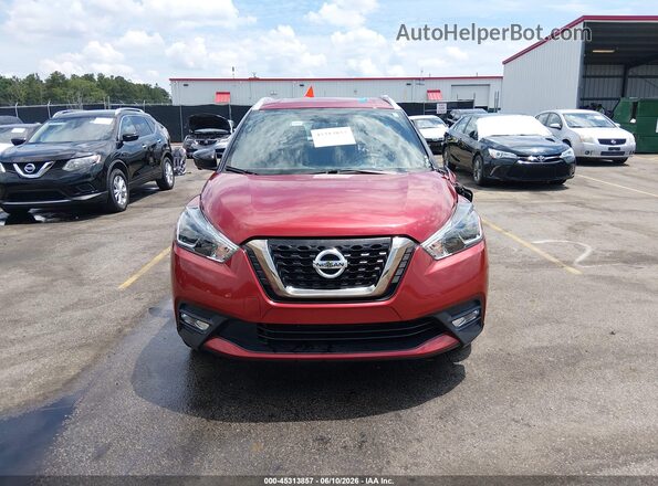 3N1CP5CU7KL510973 2019 NISSAN KICKS Red Вид щитка приладів
