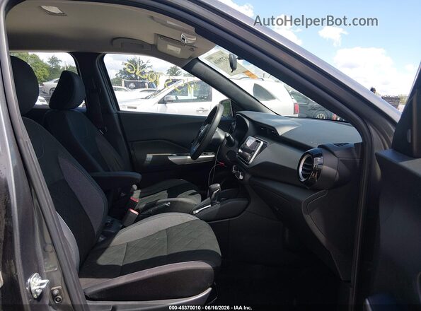 3N1CP5CU7KL529877 2019 NISSAN KICKS Gray წინა სალონის ხედი