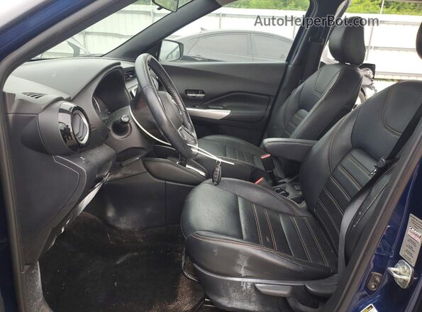 3N1CP5CU7KL561938 2019 NISSAN KICKS Blue წინა სალონის ხედი