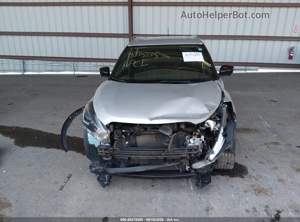 3N1CP5CU8JL510799 2018 NISSAN KICKS Silver Vista del cuadro de instrumentos