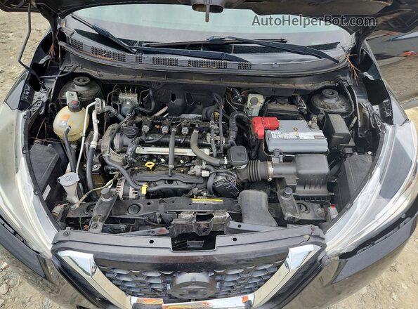 3N1CP5CU8JL545004 2018 NISSAN KICKS Black ძრავის განყოფილების ხედი