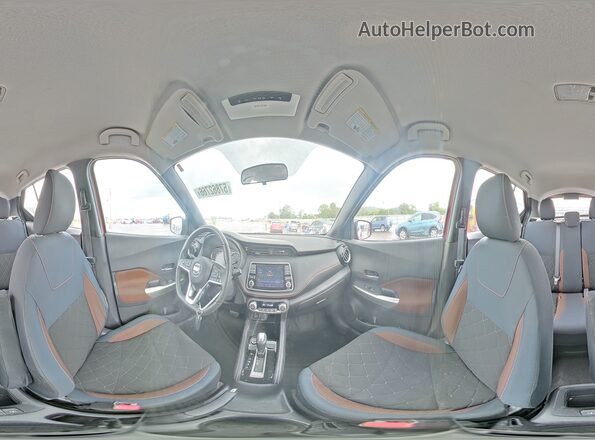 3N1CP5CU9JL501898 2018 NISSAN KICKS Red Widok wnętrza 360 stopni