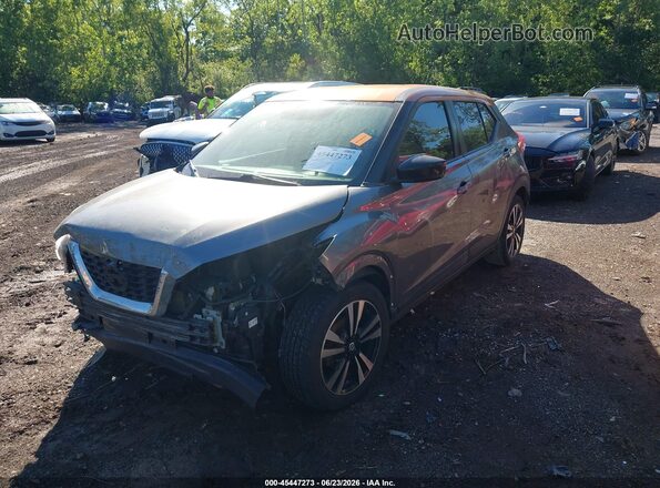 3N1CP5CUXJL518466 2018 NISSAN KICKS Gray Front left