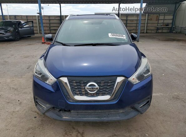 3N1CP5CUXJL534957 2018 NISSAN KICKS Blue Вид спереду