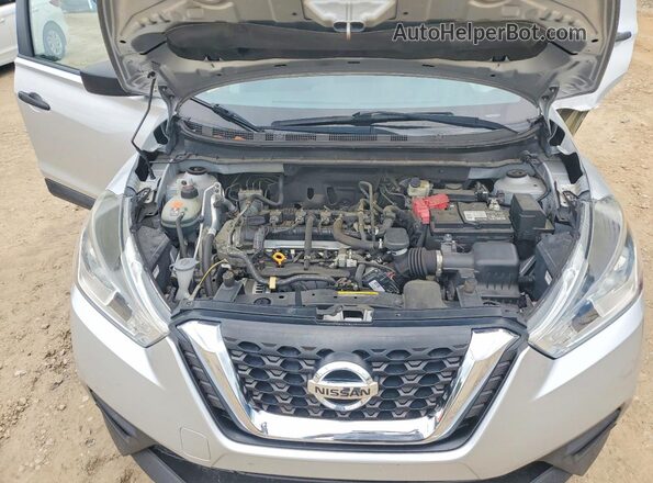 3N1CP5CUXJL544159 2018 NISSAN KICKS Серебряный Вид подкапотного пространства