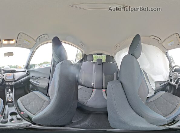 3N1CP5CUXJL544159 2018 NISSAN KICKS Серебряный Панорамный вид салона 360°