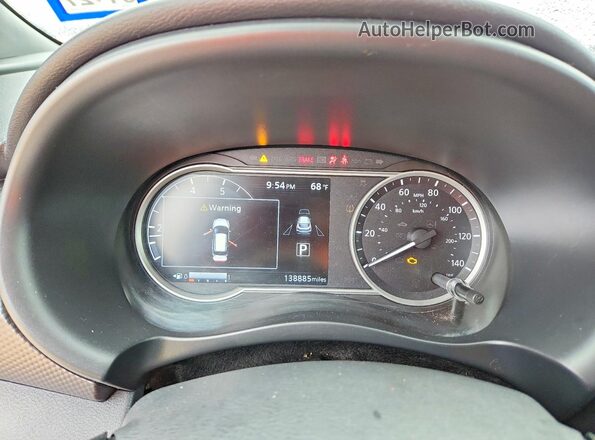 3N1CP5CUXJL545375 2018 NISSAN KICKS White Widok zestawu wskaźników