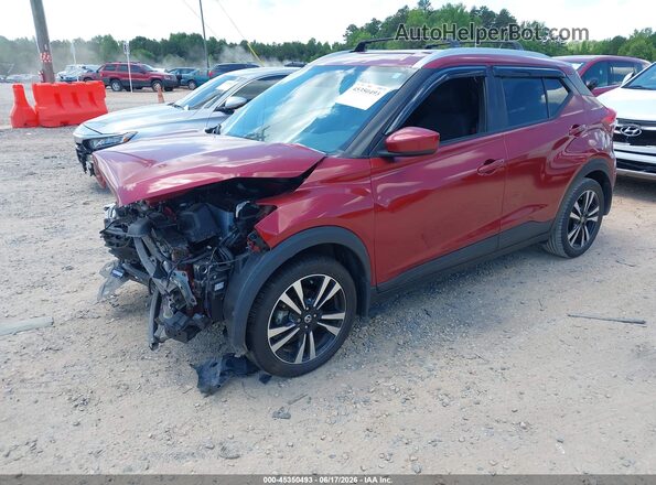 3N1CP5CUXKL497135 2019 NISSAN KICKS Red Przód lewy