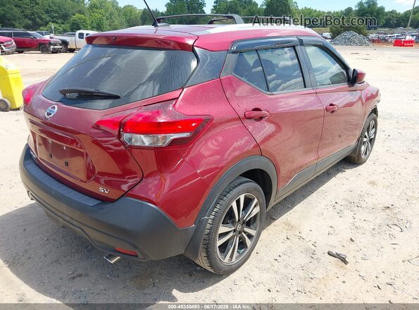 3N1CP5CUXKL497135 2019 NISSAN KICKS Red Tył prawy