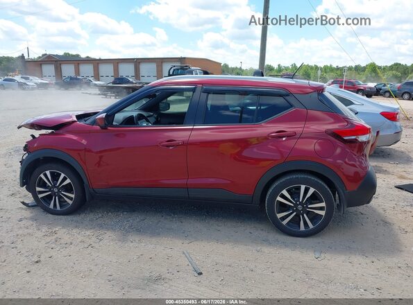 3N1CP5CUXKL497135 2019 NISSAN KICKS Red Widok wnętrza 360 stopni