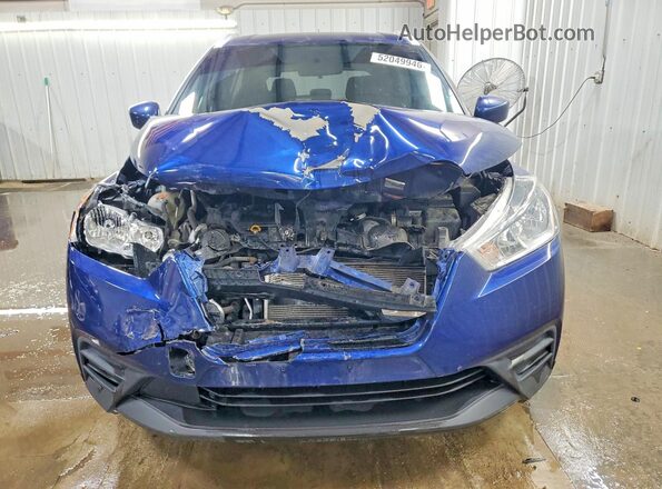 3N1CP5CUXKL543725 2019 NISSAN KICKS Blue Vista frontal
