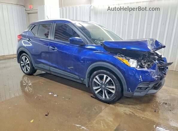 3N1CP5CUXKL543725 2019 NISSAN KICKS Blue Delantero derecho