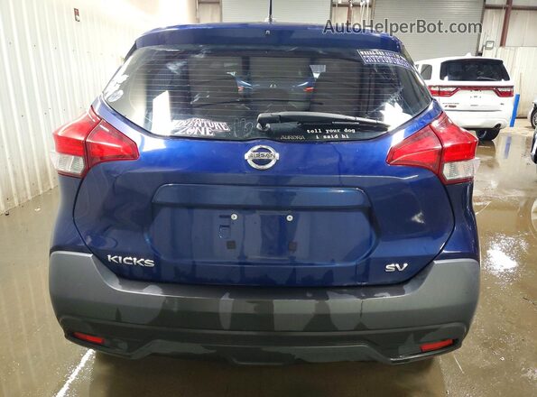 3N1CP5CUXKL543725 2019 NISSAN KICKS Blue Vista trasera