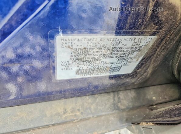 3N1CP5CV0LL535952 2020 NISSAN KICKS Blue 