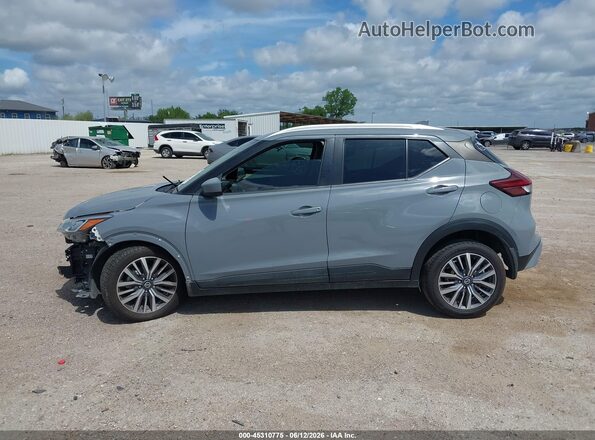 3N1CP5CV0ML495146 2021 NISSAN KICKS Gray სალონის 360-გრადუსიანი ხედი