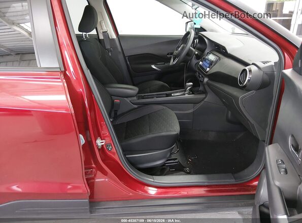 3N1CP5CV0ML514018 2021 NISSAN KICKS Red წინა სალონის ხედი