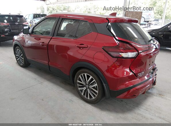 3N1CP5CV0ML514018 2021 NISSAN KICKS Red უკანა მარცხენა