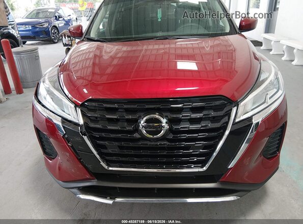 3N1CP5CV0ML514018 2021 NISSAN KICKS Red ხელსაწყოთა პანელის ხედი