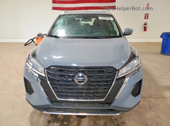 3N1CP5CV0ML524077 2021 NISSAN KICKS Gray Widok z przodu