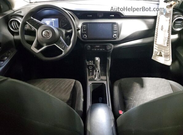 3N1CP5CV0ML524077 2021 NISSAN KICKS Gray Widok deski rozdzielczej