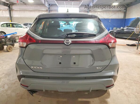 3N1CP5CV0ML524077 2021 NISSAN KICKS Gray Widok z tyłu