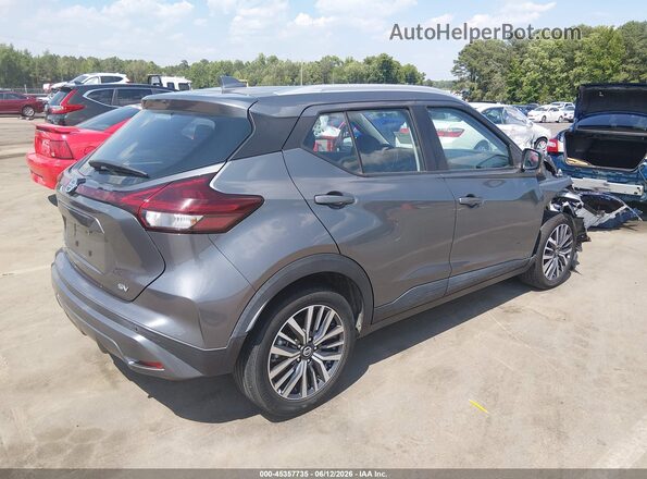 3N1CP5CV0ML532437 2021 NISSAN KICKS Серый Задняя правая четверть