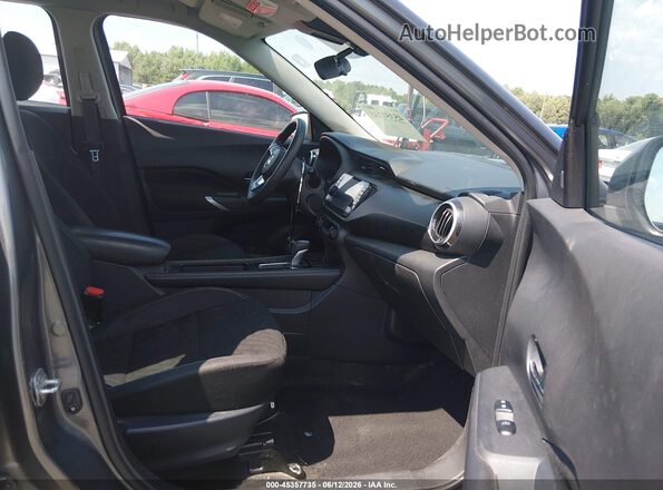 3N1CP5CV0ML532437 2021 NISSAN KICKS Серый Вид салона спереди