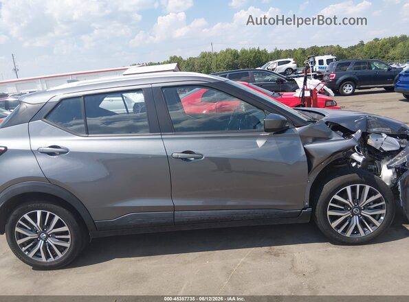 3N1CP5CV0ML532437 2021 NISSAN KICKS Серый Вид задней части салона