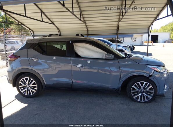 3N1CP5CV0ML541798 2021 NISSAN KICKS Gray სალონის 360-გრადუსიანი ხედი