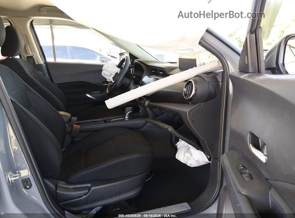 3N1CP5CV0ML541798 2021 NISSAN KICKS Gray წინა სალონის ხედი