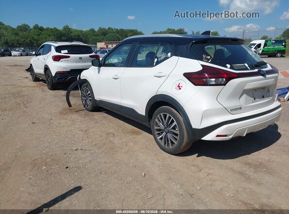 3N1CP5CV0ML565051 2021 NISSAN KICKS Белый Задняя левая четверть
