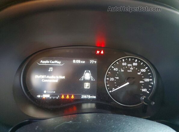 3N1CP5CV0PL497161 2023 NISSAN KICKS White Widok zestawu wskaźników