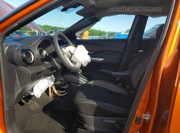 3N1CP5CV1LL499740 2020 NISSAN KICKS Orange Front interior view