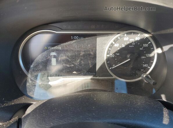 3N1CP5CV1LL499740 2020 NISSAN KICKS Orange Instrument cluster view