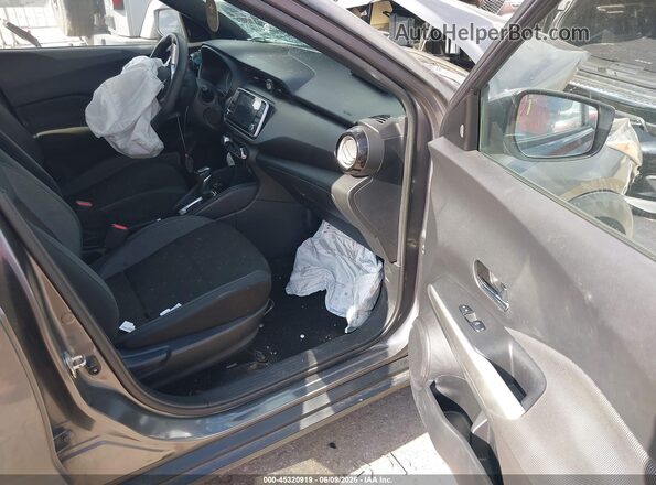 3N1CP5CV1LL507061 2020 NISSAN KICKS Gray წინა სალონის ხედი