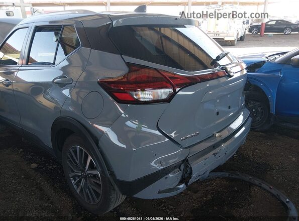3N1CP5CV1ML496662 2021 NISSAN KICKS Gray Widok z przodu