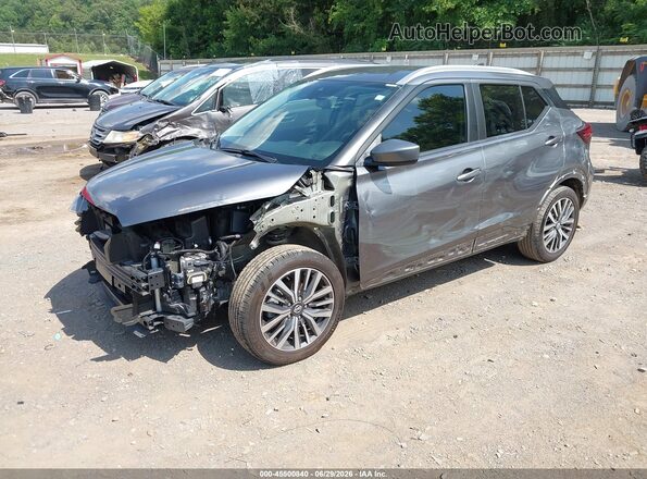 3N1CP5CV1ML510754 2021 NISSAN KICKS Gray Przód lewy