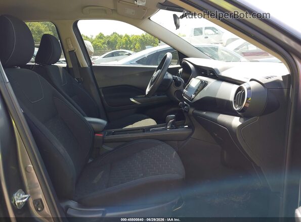 3N1CP5CV1ML510754 2021 NISSAN KICKS Gray Widok wnętrza z przodu