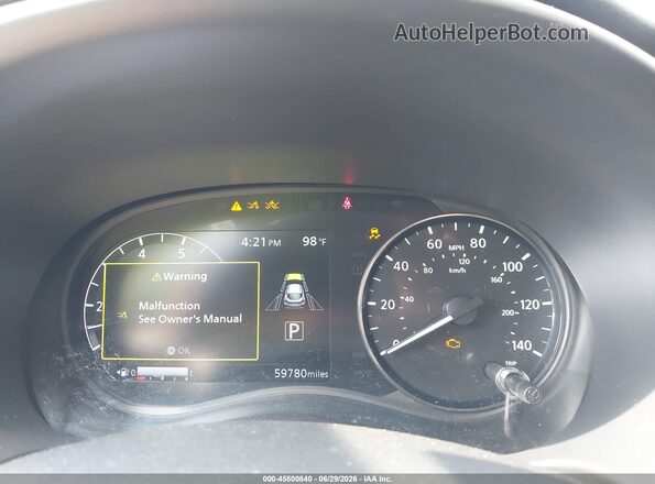 3N1CP5CV1ML510754 2021 NISSAN KICKS Gray Widok tylnych siedzeń