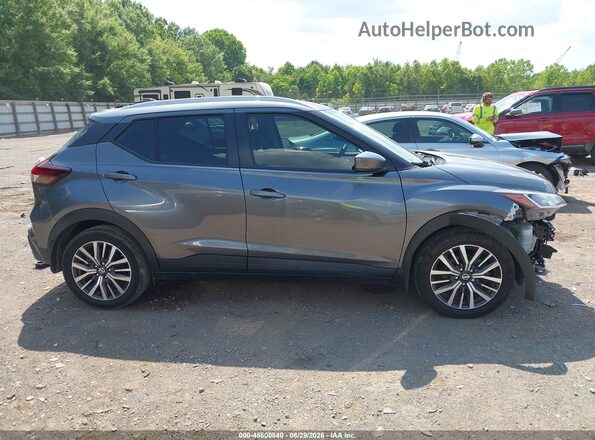 3N1CP5CV1ML510754 2021 NISSAN KICKS Gray Widok wnętrza z tyłu