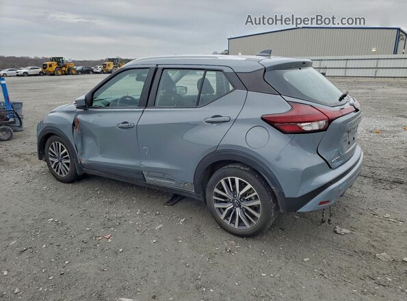 3N1CP5CV1PL535772 2023 NISSAN KICKS Silver Trasero izquierdo