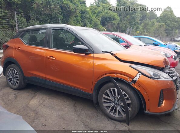 3N1CP5CV1RL517095 2024 NISSAN KICKS Оранжевый Вид задней части салона