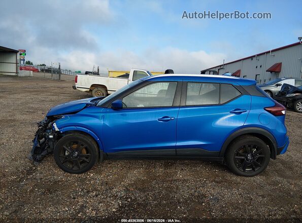 3N1CP5CV1RL572176 2024 NISSAN KICKS Blue სალონის 360-გრადუსიანი ხედი