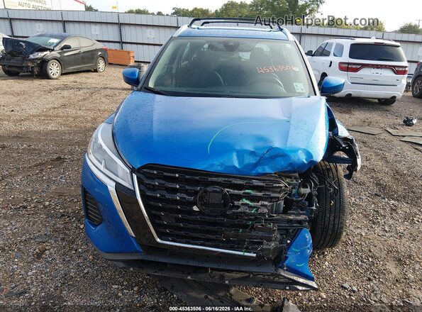3N1CP5CV1RL572176 2024 NISSAN KICKS Blue ხელსაწყოთა პანელის ხედი