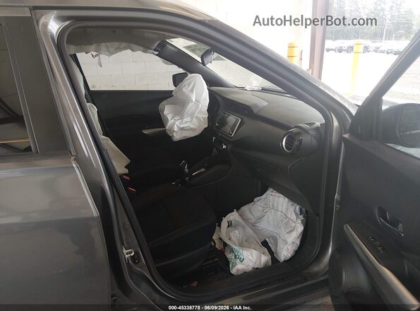 3N1CP5CV2LL495860 2020 NISSAN KICKS Серый Вид салона спереди