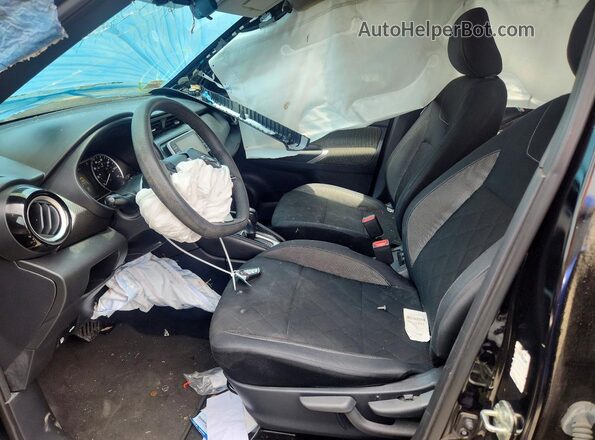 3N1CP5CV2LL529344 2020 NISSAN KICKS Black წინა სალონის ხედი